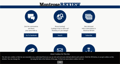 Desktop Screenshot of montrosereview.co.uk